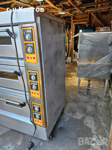 Фурна Печка за Закуски Пици Хляб Трифазна 3 нива 6бр. Тави 60/40см., снимка 4 - Обзавеждане на кухня - 53732196