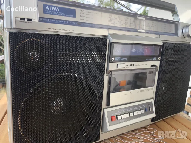 🔥 AIWA CS 660K -работещ радиокасетофон с уникален звук!, снимка 14 - Аудиосистеми - 56137295