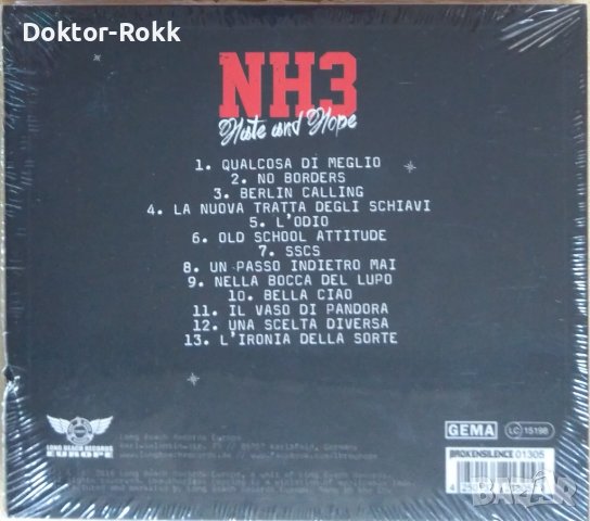 NH3 – Hate And Hope (2016, CD), снимка 2 - CD дискове - 41365338