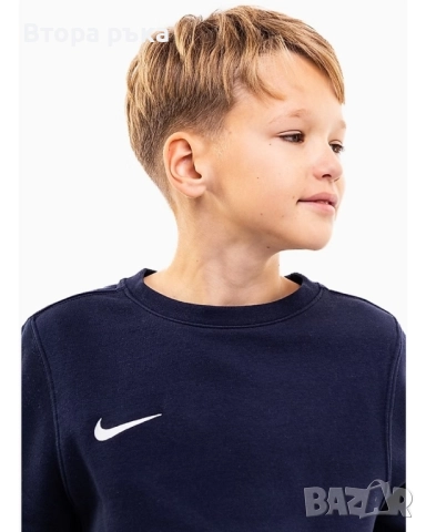 Nike fleece горнище За момчета оригинален , снимка 3 - Детски анцузи и суичери - 52457952