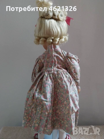 Винтидж порцеланова кукла Мери, Мери, съвсем противоположна, като нова, рядка находка, снимка 13 - Декорация за дома - 52043877