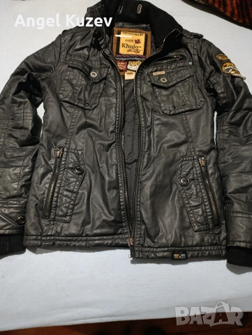 Стилно мъжко яке Khujo (Милитари стил) – Размер S, Като ново!
