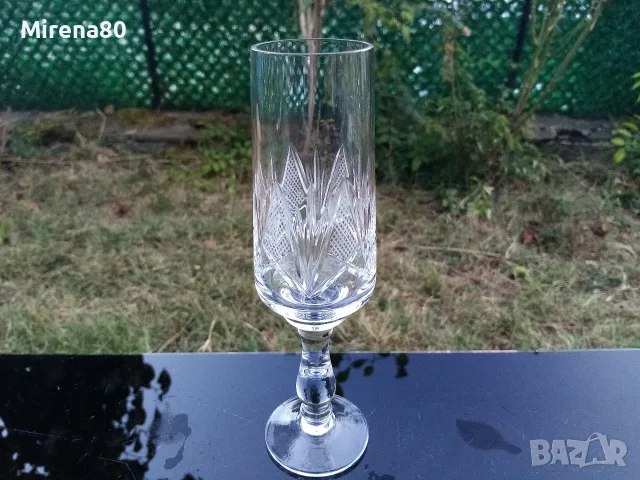 Кристален сервиз за вермут / бяло вино, снимка 3 - Сервизи - 56340152