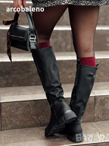 Дамски ботуши WINTRFRIZZ с маншети, 2цвята , снимка 3 - Дамски ботуши - 47481928