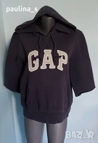 Hoodie / Марков суичър / хууди със зашито лого и качулка "Gap" / голям размер , снимка 2 - Суичъри - 48034192