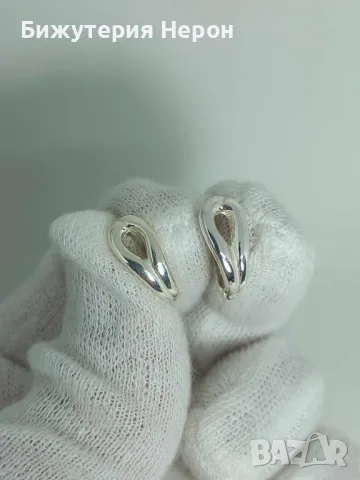 Сребърни обеци