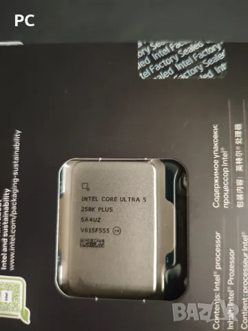 Проц Intel Core Ultra 5 250K Plus 35м гарнция +  Дъно MSI B860 GAMING PLUS WIFI, снимка 2 - Процесори - 55773735