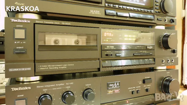 TECHNICS SU-V60 & RS-B505 & SL-P477A, снимка 8 - Ресийвъри, усилватели, смесителни пултове - 47400120