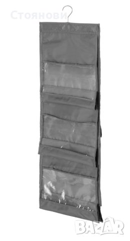 Икеа Висящ органайзер за чанти, тъмно сив, 39x93 см, снимка 2 - Закачалки - 41839902