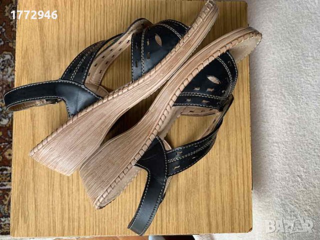 ПРОМО Чехли, сандали със стелки естествена кожа, почти нови, снимка 13 - Дамски ежедневни обувки - 41261515