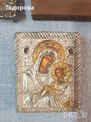 Лот 8- стари домашни икони -  6 броя, снимка 7 - Антикварни и старинни предмети - 44629979
