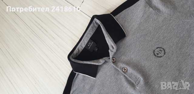 Armani Exchange A/X Pique Cotton Mens Size L/XL ОРИГИНАЛ! Мъжка Тениска!, снимка 2 - Тениски - 41785272