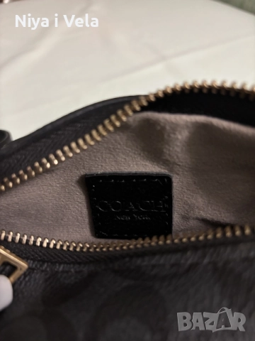 Черна чанта на Coach, снимка 4 - Чанти - 55965002