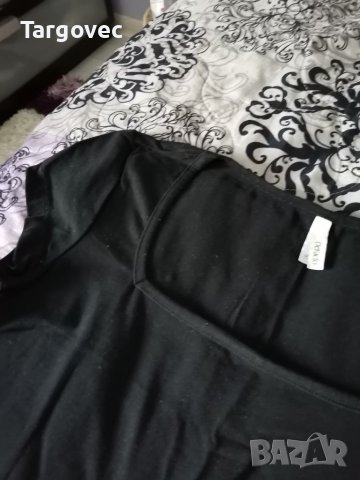 Черна дамска тениска Defacto, снимка 3 - Тениски - 40996809