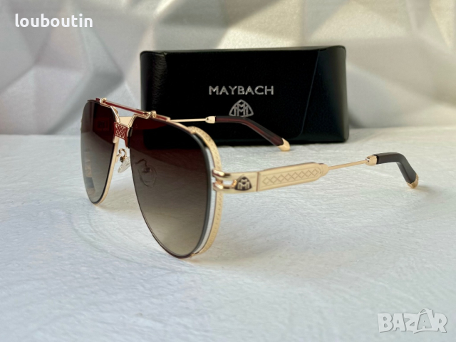 Maybach 2024 мъжки слънчеви очила маска 2 цвята, снимка 8 - Слънчеви и диоптрични очила - 44573028