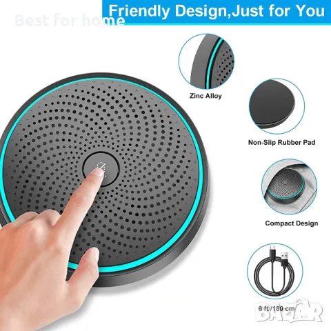 Конферентен USB микрофон, ANSTEN OSM09, снимка 7 - Микрофони - 47555578