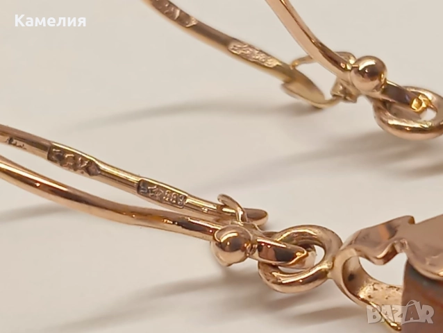 Руско златно , снимка 10 - Обеци - 52107821