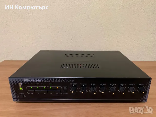 Продавам усилвател Dar Audio PA-240, снимка 2 - Ресийвъри, усилватели, смесителни пултове - 49498358