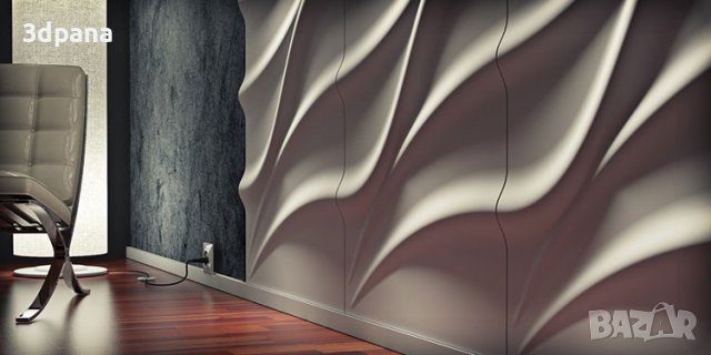 3Д ПАНЕЛИ от гипс, декоративни облицовки за стени / пана №0038, снимка 7 - Облицовки - 39795204