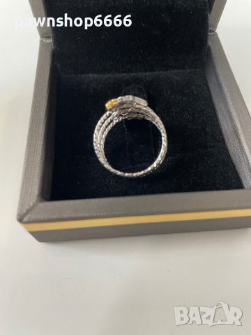Златен пръстен 18К, снимка 8 - Пръстени - 44509477