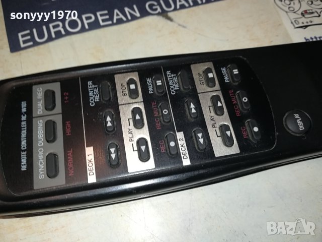 AIWA RC-W101 REMOTE ВНОС SWISS 2308230930, снимка 2 - Декове - 41940057