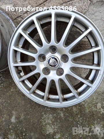 OEM спицарки 16 от Jaguar 5x108, снимка 5 - Гуми и джанти - 53663255