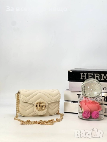 Gucci Дамска Чанта С Дълга Дръжка Синджир Гучи - Налични Различни Цветове Код SK219, снимка 7 - Чанти - 52593214