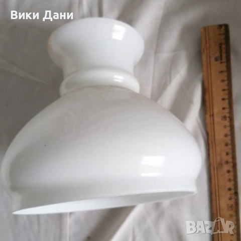 Сесион ЛАМПИОНи виолет И млечно, снимка 8 - Антикварни и старинни предмети - 31848056