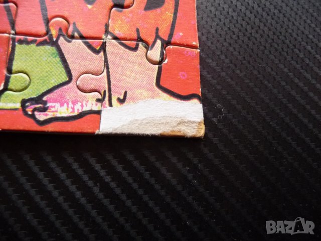 Стар пъзел 25 части Фред Флинстоун Барни Ръбъл анимация филм бухалка, снимка 3 - Други ценни предмети - 42728018