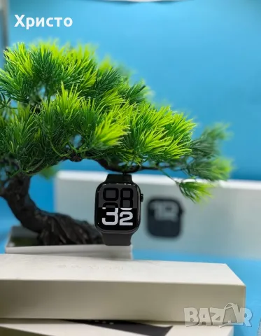 ГАРАНЦИОНЕН!!! Apple Watch 10, GPS, Cellular, Jet Black Aluminum Case 46 мм , снимка 2 - Смарт часовници - 50062104