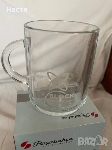 Стъклена чаша, снимка 2 - Чаши - 51874650