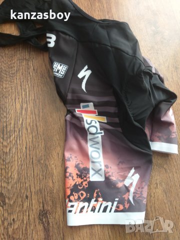 Santini SMS Bib Shorts - вело клин/гащеризон КАТО НОВ, снимка 10 - Спортни дрехи, екипи - 33901783