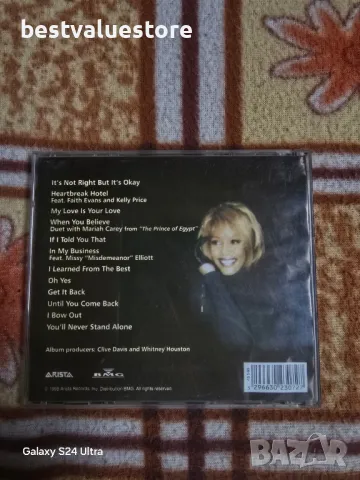 Whitney Houston Уитни Хюстън My Love Is Your Love Компакт Диск CD, снимка 2 - CD дискове - 48345267