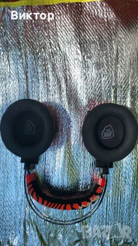 Razer Kraken Pro V2 Neon Red - Oval - PewDiePie , снимка 7 - Слушалки и портативни колонки - 55742758