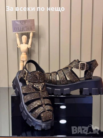 Prada Дамски Сандали Прада - Налични Различни Цветове Код E681, снимка 5 - Сандали - 51112329