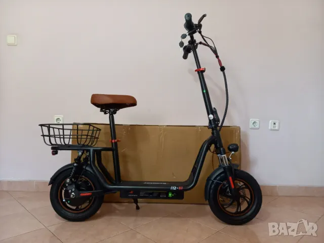 Електрически скутер/тротинетка със седалка iScooter i12 500W 7.5AH, снимка 6 - Други спортове - 48526389