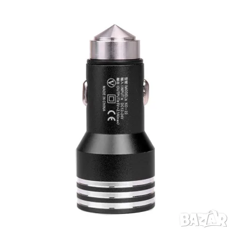Зарядно за кола с два USB и три накрайника, снимка 4 - Аксесоари и консумативи - 55863777