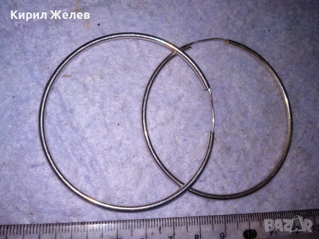 ШАРМАНТНИ КЛАСИЧЕСКИ ВИНТИДЖ АРТ МОДЕЛ СРЕБЪРНИ ОБЕЦИ ВИСОКА ПРОБА СРЕБРО РЪЧНА ИЗРАБОТКА 38534, снимка 12 - Антикварни и старинни предмети - 41451071