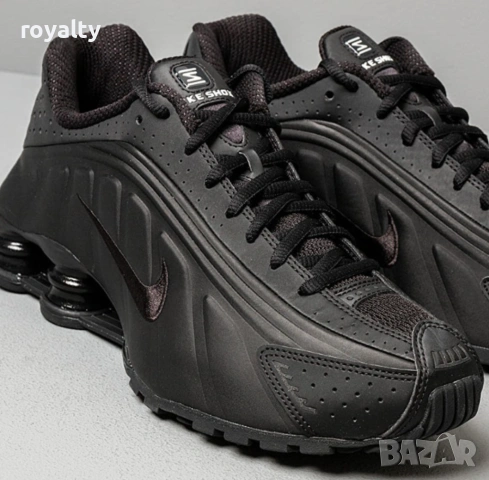 Nike Shox R4 Black Черни Мъжки Маратонки с Кутия Найк 40-45 Номер , снимка 3 - Маратонки - 53064108
