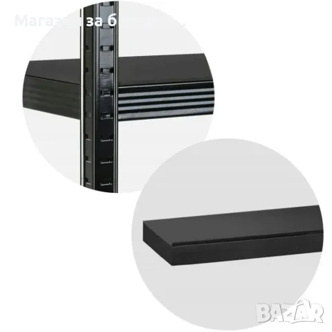Метални рафтове , стелажи, снимка 5 - Стелажи и щандове - 55836355