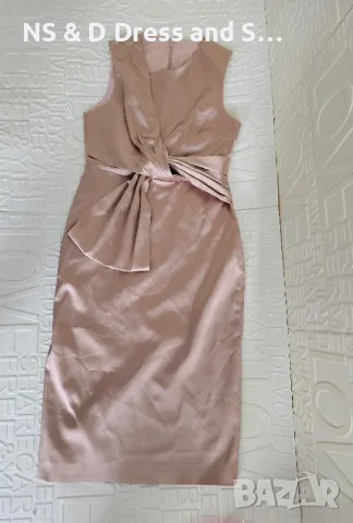 Сатенена рокля, снимка 8 - Рокли - 50226109