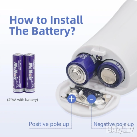 Безконтактен инфрачервен термометър Berrcom JXB-178, снимка 3 - Друга електроника - 53446077