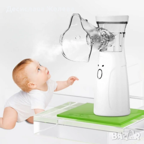 Тих преносим небулизатор Mesh ANK - N3– бърза инхалация у дома и в движение, снимка 3 - Други - 53396867