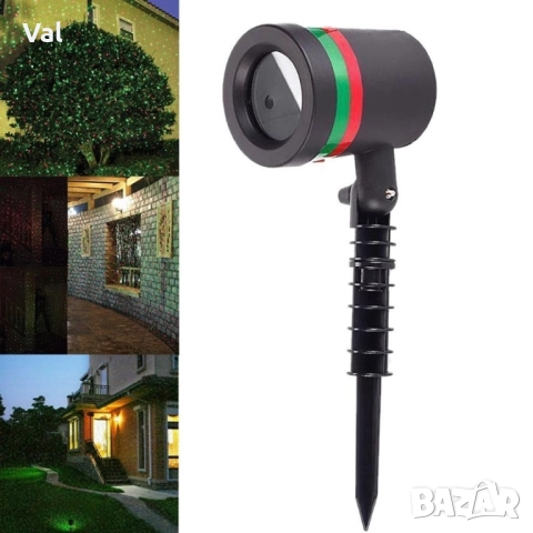 Лазерен прожектор Проектор за коледна украса Коледна лазерна лампа с празнична светлина, снимка 18 - Декорация за дома - 52530265