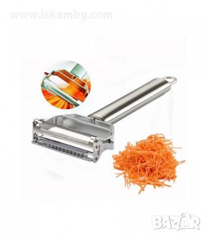 МЕТАЛНА БЕЛАЧКА С ДВЕ ПРИСТАВКИ ЗА БЕЛЕНЕ НА ЗЕЛЕНЧУЦИ И ПЛОДОБЕ - код 1843