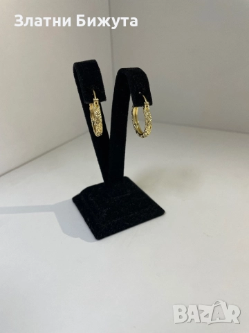 Златни Обеци - 14 Карата Покритие, снимка 1