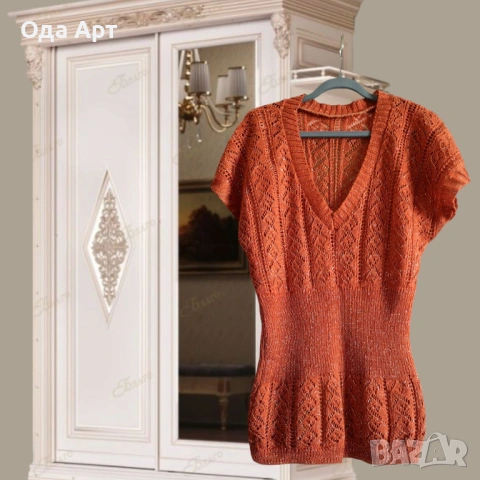 Цена за двете! Италия, вискоза. , снимка 5 - Ризи - 53528976