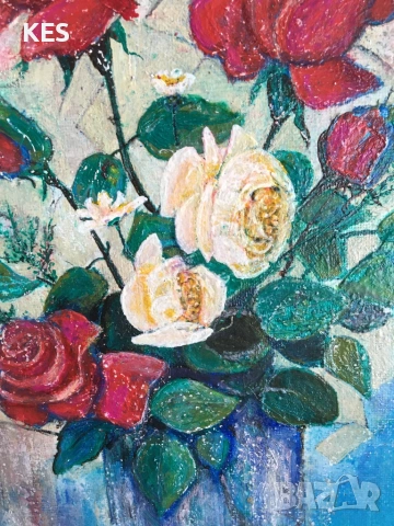 Рози 2, снимка 3 - Картини - 53638682