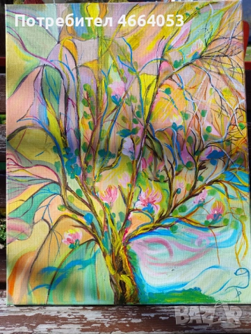 "Роза";"Амарилис 1"; "Дървото на живота"; "Зимен пейзаж"; " Амарилис 1"; "Коледен Исус", снимка 3 - Картини - 52583156