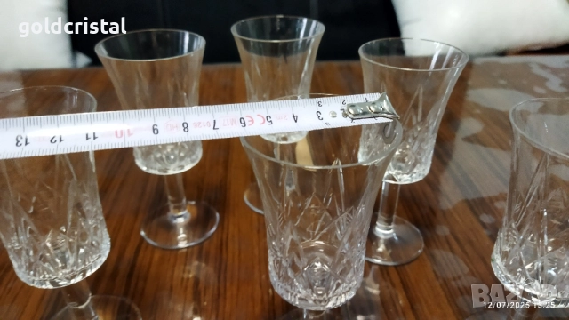 Руски кристални чаши , снимка 3 - Чаши - 35858571